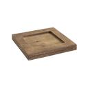 Wooden Walnut Stain Underliner for Mini Square Server Bowl
