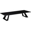 Alto Wide Rectangle Black Marble HPL Riser with 6 inch Black Legs
