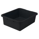 Winco Black Heavy Duty Dish Box, 7 inch -- 6 per case.