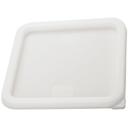Winco Polyethylene White Cover for Square Storage Containers -- 12 per case.