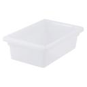 Winco Polypropylene White Half Size Food Storage Box, 18 x 12 x 6 inch -- 6 per case.
