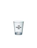 Clear Crystal Styrene Mini Pint Style Taster with 1 COLOR Custom Logo