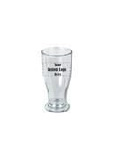 Clear Crystal Styrene Taster with 2 COLOR Custom Logo