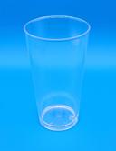 Clear Crystal Styrene Plastic Pint