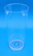 Clear Crystal Styrene Plastic Pint
