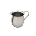 Stainless Steel Mirror Finish 3 Ounce Bell Shaped Creamer