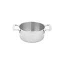 Thermalloy Stainless Steel Tri-Ply Sauce Pot with Helper Handle 3 Quart Capacity
