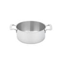 Thermalloy Stainless Steel Tri-Ply Sauce Pot with Helper Handle 5 Quart Capacity
