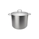 Elements Stainless Steel Stock Pot with Cover 16 Quart Capacity