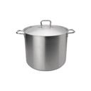 Elements Stainless Steel Stock Pot with Cover 20 Quart Capacity