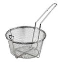 Heavy Nickel-Plated Round Medium Mesh Wire Fry Basket