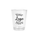 Clear Crystal Styrene Mini Pint Style Taster with 1 COLOR Custom Logo