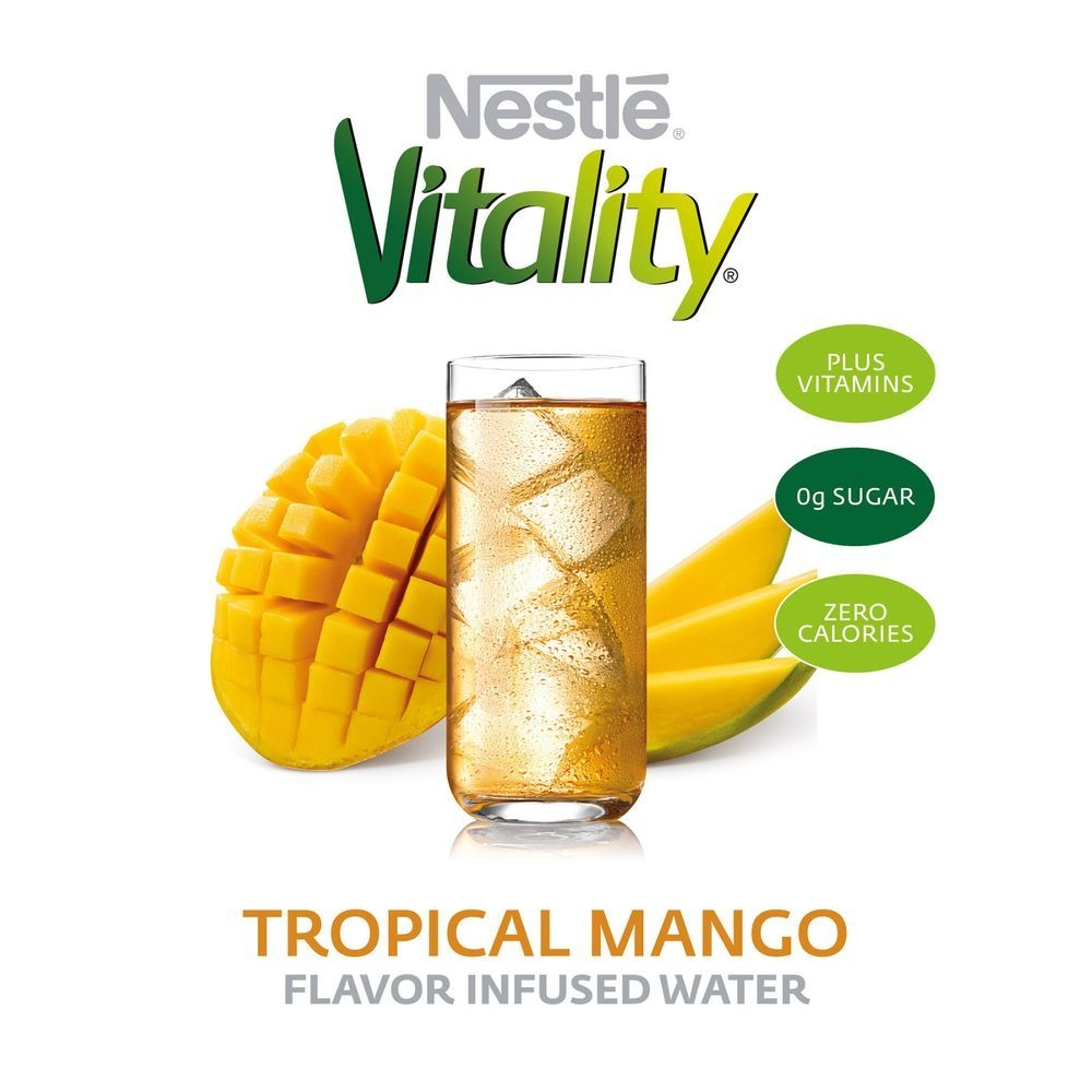 Vitality Mango Enhanced Water Concentrate, 32 Fluid Ounce -- 12 Per Case