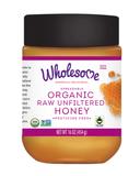 Wholesome Fair Trade Certified Organic Raw Honey, 16 Ounce -- 6 per case
