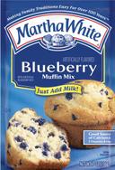 Martha White Blueberry Muffin Mix, 7 Ounce -- 12 per case