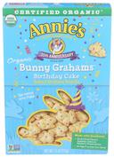 Annies Homegrown Organic Birthday Cake Bunny Grahams Snack, 7.5 Ounce -- 12 per case