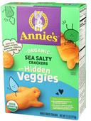 Annies Organic Sea Salt Crackers with Hidden Veggies, 7.5 Ounce -- 12 per case