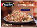 Stouffers Grandmas Chicken Plus Vegetable Rice Bake Meal, 17 Ounce -- 12 per case.