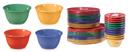 GET Enterprises Diamond Mardi Gras Melamine Assorted Colors Bowl, 7 Ounce -- 48 per case
