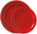 Red Sensation Melamine Narrow Rim Plate, 9 inch -- 24 per case