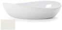 GET Enterprises Melamine American White Oval Bowl, 4 Quart -- 3 per case