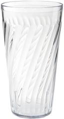 GET Enterprises SAN Plastic Tahiti Clear Tumbler, 32 Ounce -- 72 per case