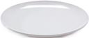 GET Enterprises Siciliano Melamine White Round Plate, 1 Quart -- 12 per case