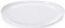 GET Enterprises Siciliano Melamine White Oval Coupe Platter, 13.25 x 9.5 inch -- 12 per case