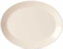 GET Enterprises Settlement Melamine American White Oval Coupe Platter, 10 x 7.75 inch -- 12 per case