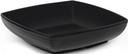 GET Enterprises Milano Melamine Black Square Bowl, 4 Quart -- 6 per case