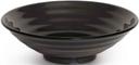 GET Enterprises Milano Melamine Black Bowl, 1 Quart -- 12 per case
