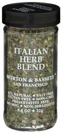 Morton and Bassett Italian Herb Blend Seasoning, 0.8 Ounce -- 3 per case