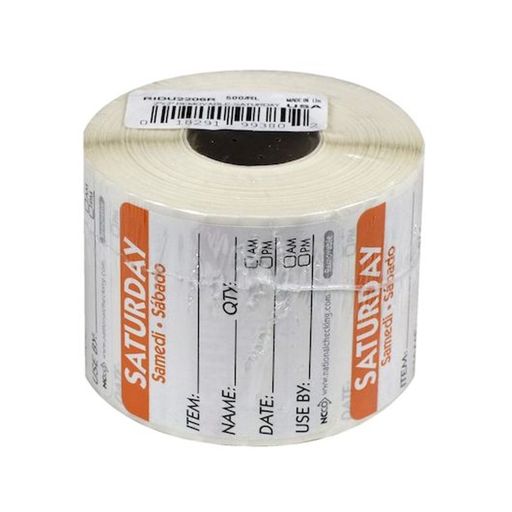 Ncco Saturday 2 X 2 Inch Removable Label, 500 Count