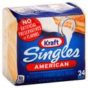 Kraft Singles American Sliced Cheese, 16 Ounce -- 36 per case.