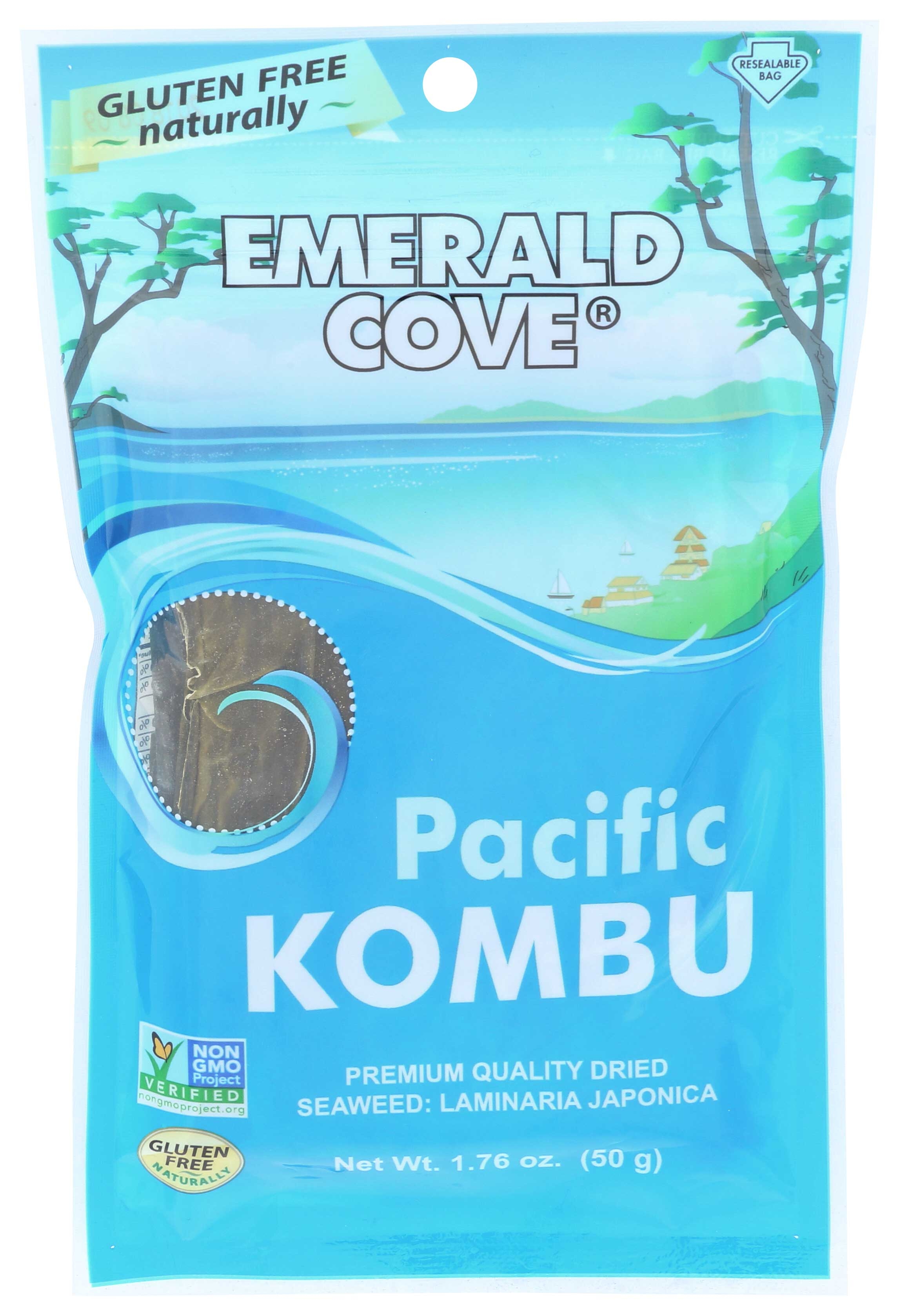 Emerald Cove Silver Grade Pacific Kombu - Sea Vegetable, 1.76 Ounce -- 6 per case.
