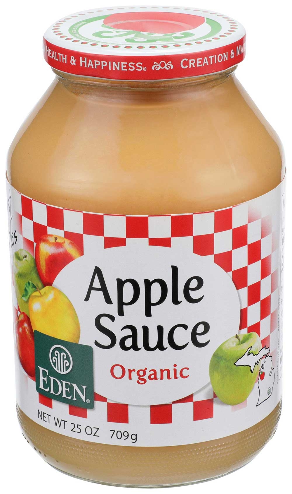 Eden Foods Organic Apple Sauce, 25 Ounce -- 12 per case.