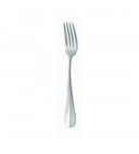 Chef and Sommelier Renzo 18/10 Stainless Steel Dessert Fork, 7 1/4 inch -- 36 per case.