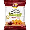Lay's Kettle Cooked Less Fat Smoky BBQ Potato Chips, 1.375 Ounce -- 64 per case