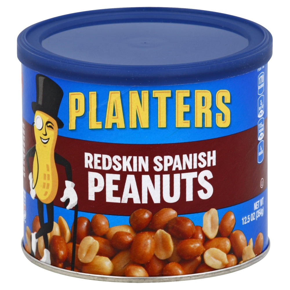 Planters Spanish Peanuts Snacks, 12.5 Ounce -- 6 per case.