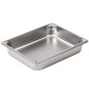 Super Pan Ii Stainless Steel Steam Table Pans,18-8 Stainless Steel , Two Third Size,Dimensions 13 7/8 X 12 3/4 Inches, 5.3 Ltr