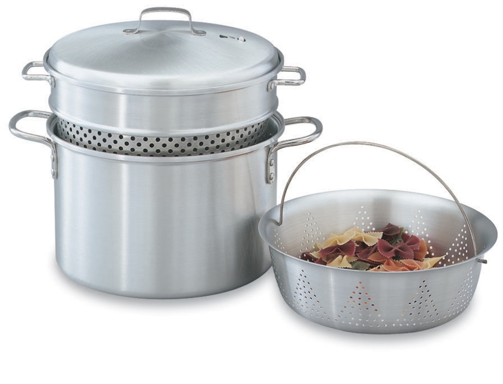 Vollrath Pasta Cooker-Vegetable Steamer, 8 Quart.