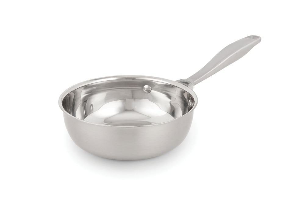 Vollrath Intrigue Stainless Steel Saucier, 3 Quart Capacity.