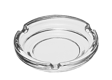 Libbey 5156 4.25 Ounce Glass Ashtray Clear Round -- 48 Per Case