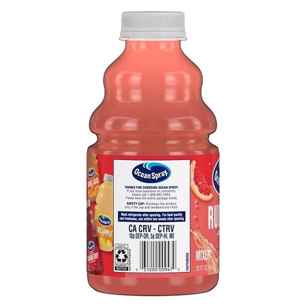 Ocean Spray Ruby Red Grapefruit Juice, 32 Fluid Ounce -- 12 Per Case