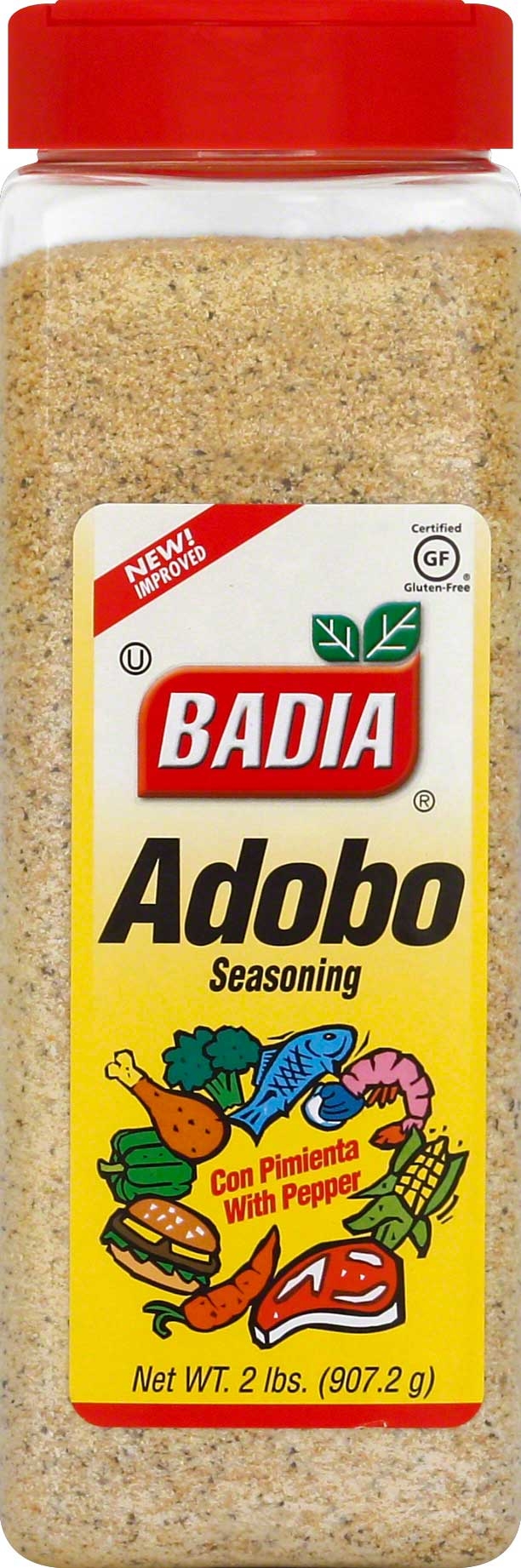 Badia Adobo Seasoning with Pepper, 2 Pound -- 6 per case