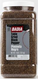 Badia Black Ground Pepper, 4 Pound -- 4 per case