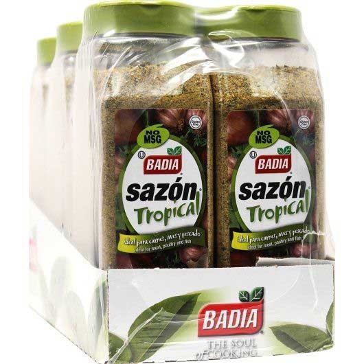 Badia Sazon Tropical Seasoning, 1.75 Pound Bottle -- 6 per case