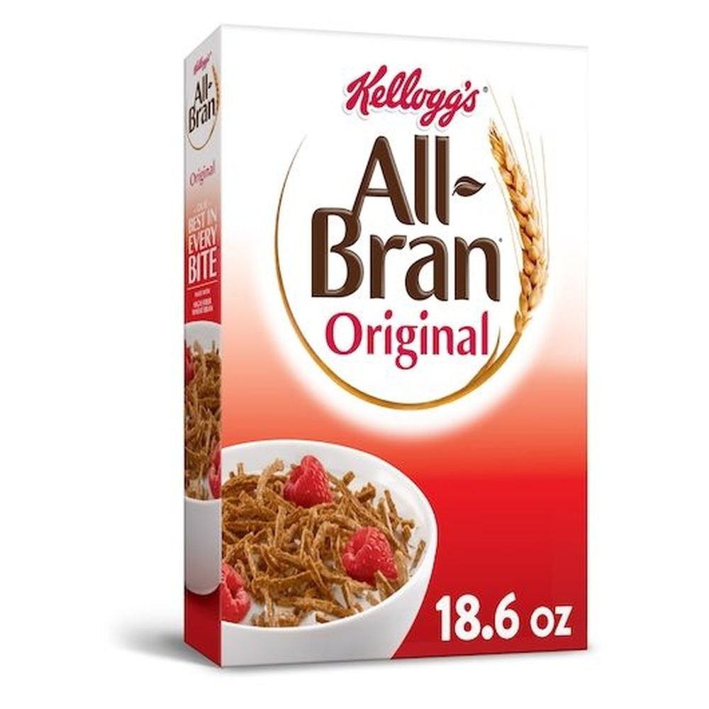 Kelloggs Original All Bran Cereal, 18.6 Ounce -- 10 Per Case