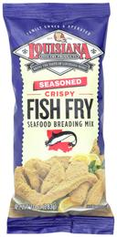 Louisiana Fish Fry Seasoned - 10 ounce -- 12 per case.