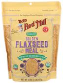 Bobs Red Mill Organic Golden Flaxseed Meal, 16 Ounce -- 4 per case